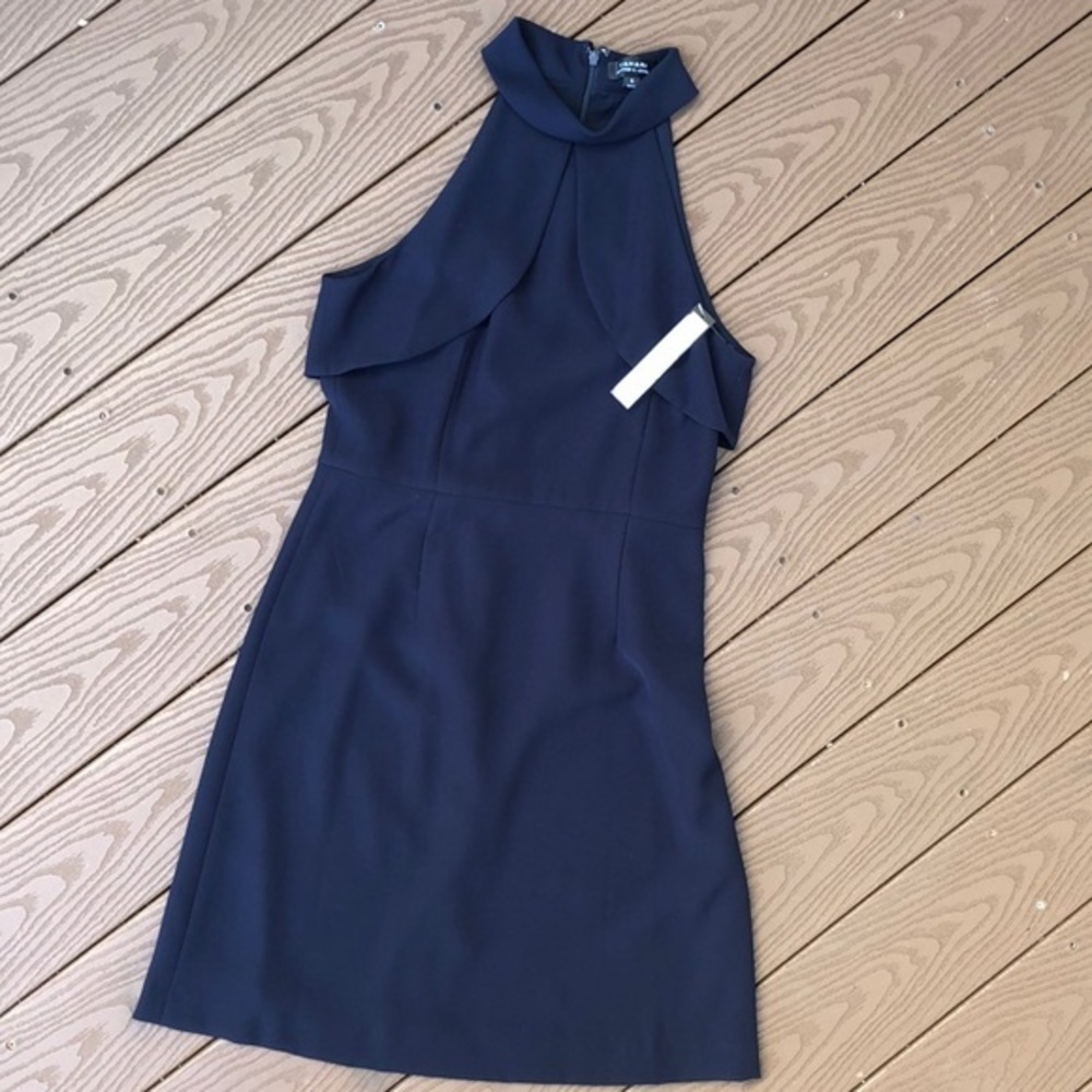 Tahari Arthur S Levine NWT navy Daydream dress - Picture 6 of 8